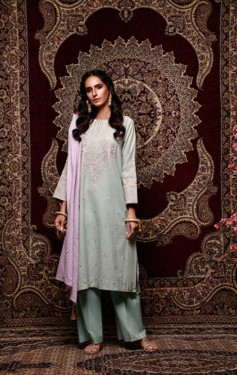 Ferozi Dobby Embroidered Kurti Ferozi Dobby Embroidered Kurti